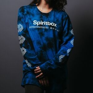 Spiritbox Eternal Blue Crystal Wash Long Sleeve Tee XXL